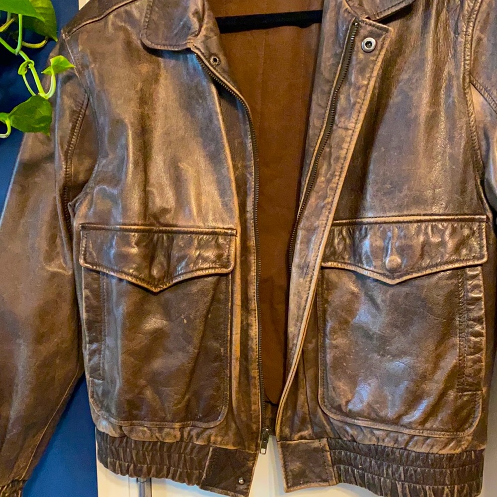 Vintage leather jacket
